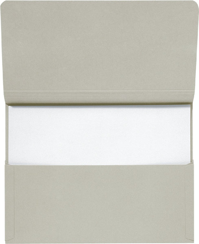 Jalema pocketmap zuurvrij secolor 1-300 vel, grijs, folio (pak 10 stuks)