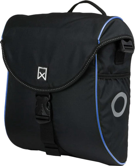 Willex - Einzeltasche 300 - Schwarz Blau - Leichtgewicht - mit Schultergurt - 12 Liter