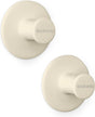 Brabantia Renew Handtuchhaken – 2 Stück – ohne Bohren – sanftes Beige