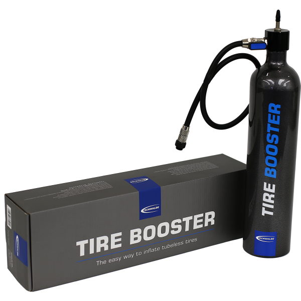 Schwalbe Tire Booster Luftpumpe Tubeless Inklusivgurte 6080.01