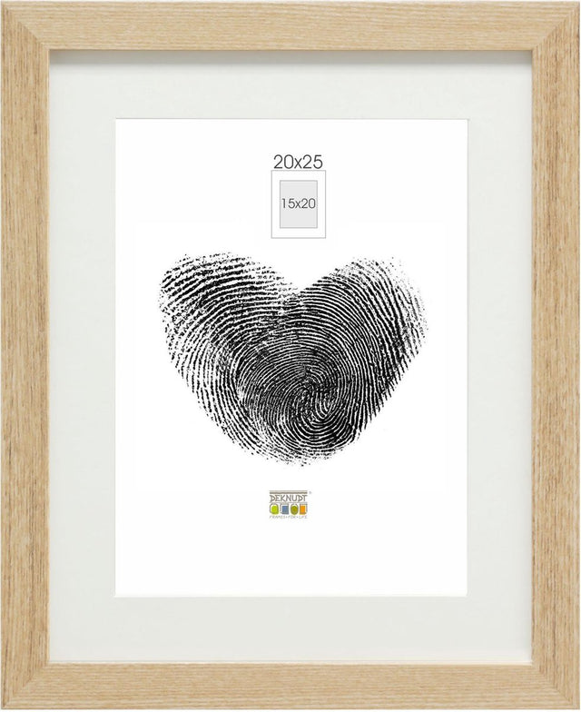 Deknudt frames fotolijst - naturel - passe-partout - 15x20 20x25 cm