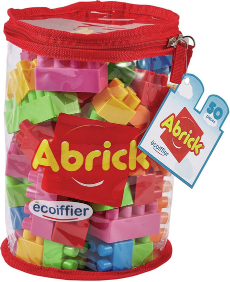 Abrick Ecoiffier Bausteine ​​Farbe - 50 Stk.