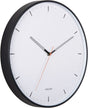 Karlsson wandklok calm - zwart - ø40cm - wandklok modern
