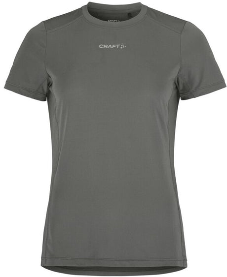 Craft Adv Essence SS Tee 2 W Damen-Sportshirt – Granit