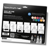 Creativ Company Hobby-Set Illustration, Weg der Samurai, verschiedene Farben, 1 Box