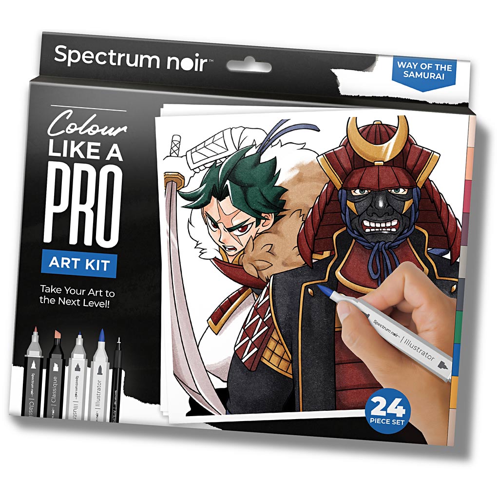 Creativ Company Hobby-Set Illustration, Weg der Samurai, verschiedene Farben, 1 Box