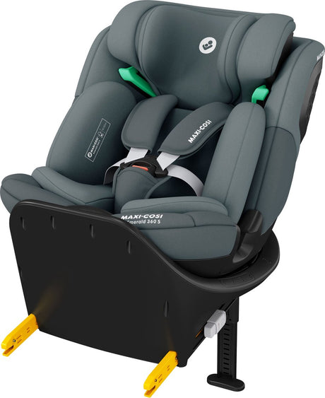 Maxi-Cosi Emerald 360 s i-size – Autositz – tonaler Graphit – von der Geburt bis zum Alter von 12 Jahren