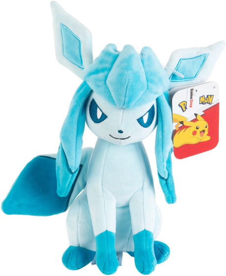 Jazwares Pokemon Plüsch-Kuscheltier 20 cm – Glaceon