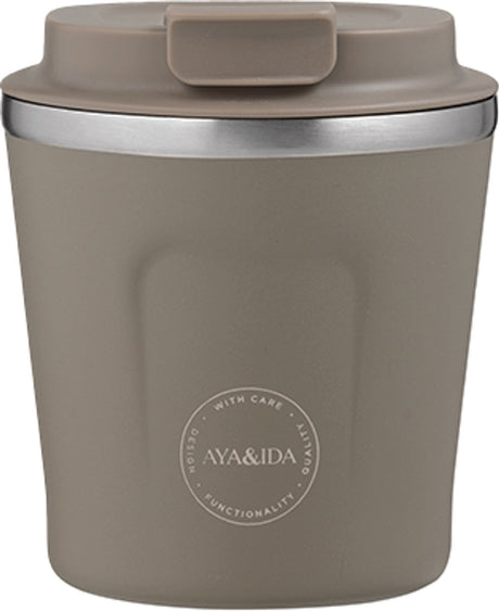 Aya ida aya ida - cup2go - Kaffeetasse - Coffee to go - Reisebecher - zum Mitnehmen - 240ml - Treibholz neu
