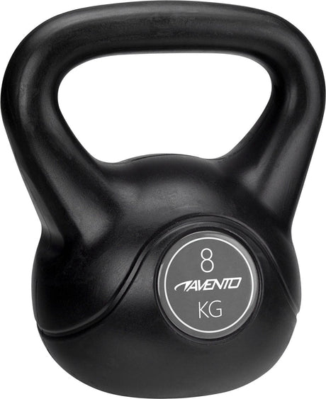 Avento kettlebell - 8 kg - zwart