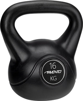 Avento Kettlebell – 16 kg – Schwarz