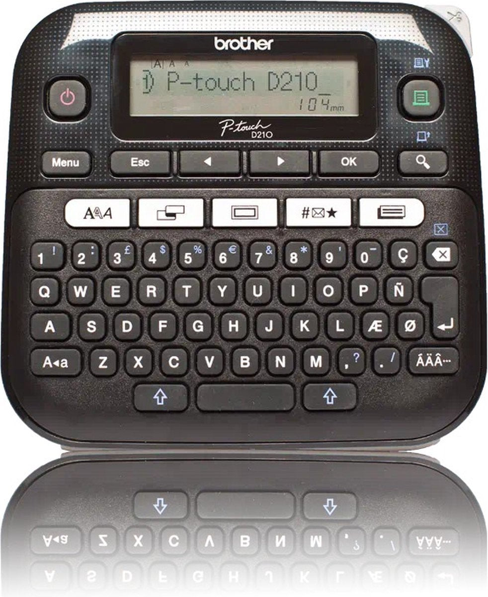 Brother PT-D210 Etikettendrucker Thermotransfer 180 x 180 dpi 20 mm Sek. QWERTZ