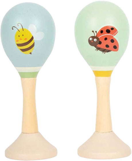 Small Foot - Maracas aus Holz Tiny Friends - 2 Stk.