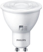 Philips led gu10 4.8w - instelbare lichtkleur cct-switch 2700k 3000k 4000k - 36° - dimbaar | gu10 50mm | extra warm wit-warm wit-koel wit | 4.8 watt | 15.000 branduren