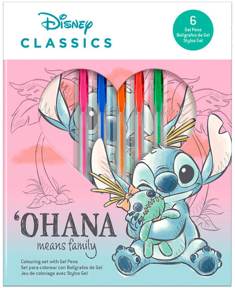 Lilo Stitch Disney Malbuch mit 6 farbigen Gelstiften – Hobby – Zeichnen – Malen