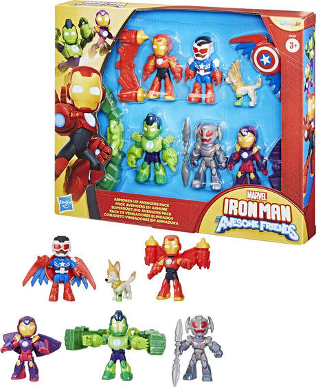 Marvel Avengers Ironman Friends gepanzertes Paket