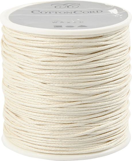Creativ Company Cotton Cord Off-White Dicke 1 mm, 40 m