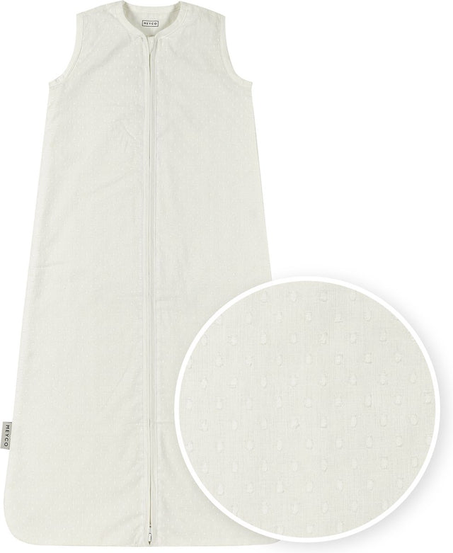 Meyco Baby Plume Baby-Sommerschlafsack – gebrochenes Weiß – 110 cm – 0,5 Tog