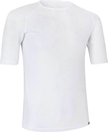 Gripgrab – ultraleichtes Mesh-Kurzarm-Basisschicht-Sommer-Fahrrad-Unterhemd, Polygiene-Sweatshirt – weiß – Herren – Größe S