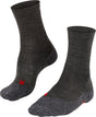 Falke tk2 sensitive anti-blaar dik wol functioneel materiaal wandelsokken dames grijs - maat 41-42