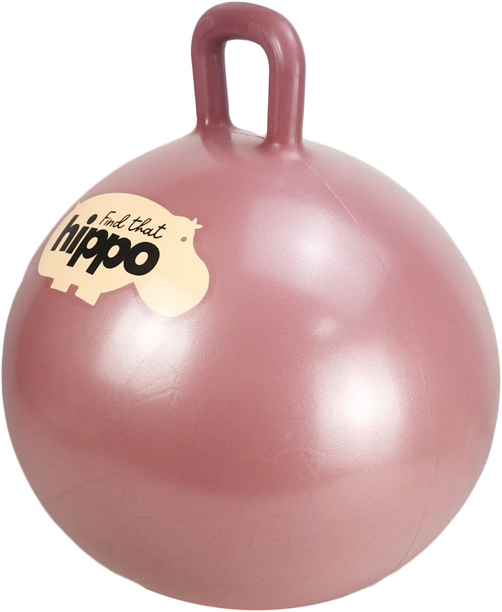 Find that Hippo-Hüpfball – rosa – ø45 cm – inklusive Pumpe – Motorik und Gleichgewicht – 2+