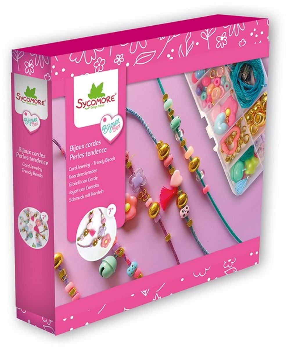 Sycomore sieraden knutselset armband maken voor kinderen 7 jaar+.