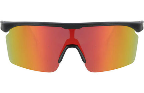 Trivio – Fahrradbrille Noa Black Revo Red mit extra transparenter Linse
