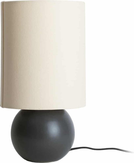 Leitmotiv tafellamp alma ball - zwart - ø16cm - scandinavisch
