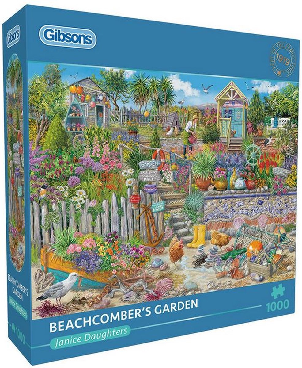 Gibsons – Beachcomber's Garden (von Janice Daughters) – 1000 Teile 68×49cm (B×H) – Puzzle für Erwachsene