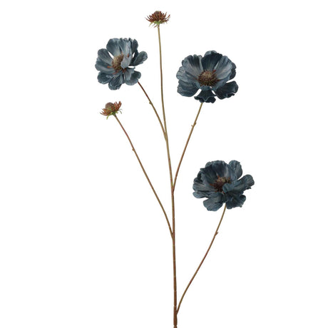 Roberts collection kunstbloem anemoon 96cm blauw