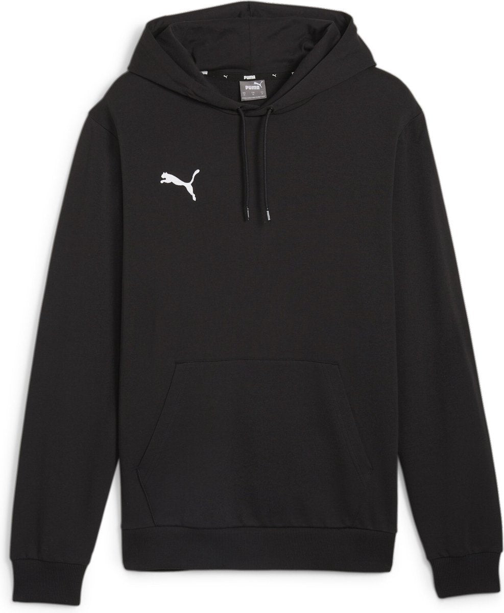 Puma teamgoal casuals hoody heren sporttrui - black- white l