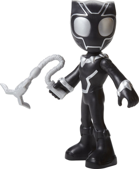 Spidey und seine tollen Freunde wundern sich – übergroßer schwarzer Panther – Actionfigur