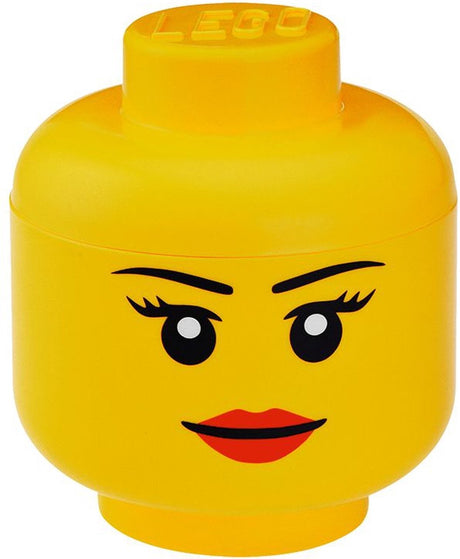 Lego Aufbewahrungsbox ikonische Schulsprecherin 16 cm, gelb -