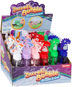 TOI-TOYS Bubble Blowing Dino Eenhoorn, 24st.