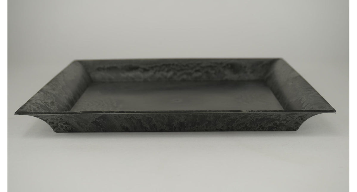 Vierkant bord grijs 29x29x3cm