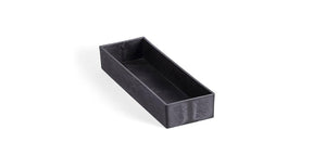 Tray rechthoek grijs 42x10,5x5cm