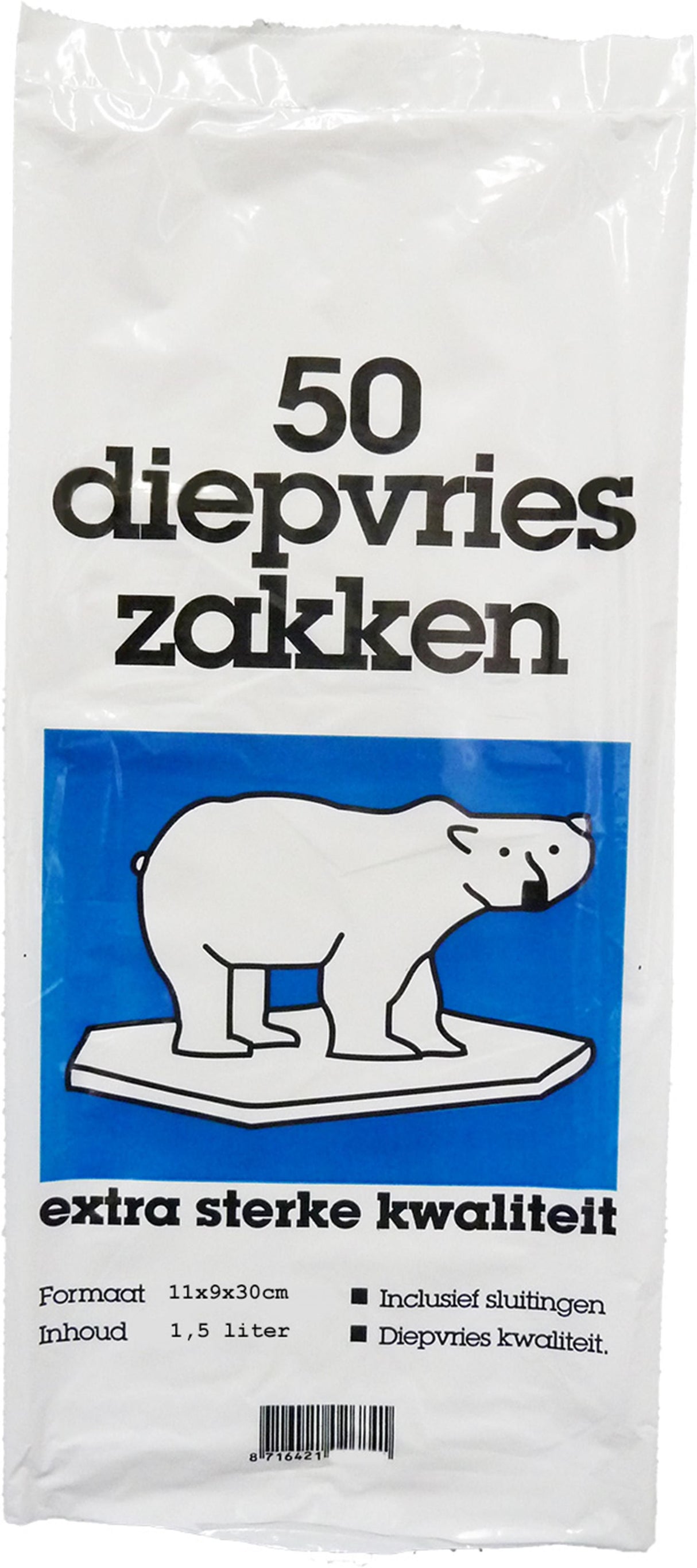 Eisbär Gefrierbeutel 1,5l Beutel à 50 Stück