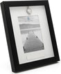 Zilverstad - memory fotolijst met ashouder 10x15 cm zwart