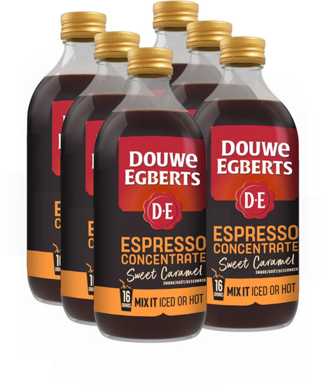 Douwe egberts espresso concentrate caramel 6 x 485 ml