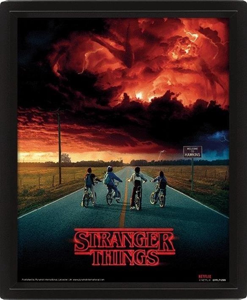Pyramid international stranger things - mind flayer 3d lenticular poster 28,7 x 23,5cm