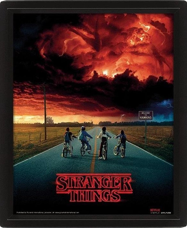 Pyramid international stranger things - mind flayer 3d lenticular poster 28,7 x 23,5cm