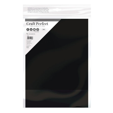 Craft Perfect von Tonic Studios Craft Perfect • glatter Karton, A4, 240 g, tiefschwarz, 5 Stück