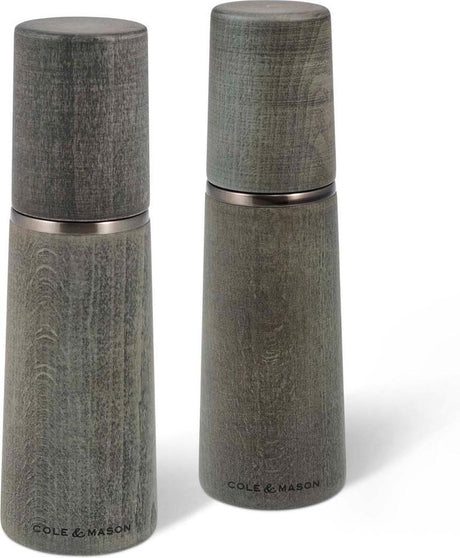 Cole mason - marlow salt and pepper mill beech wood gift set, unfilled 18.5 cm