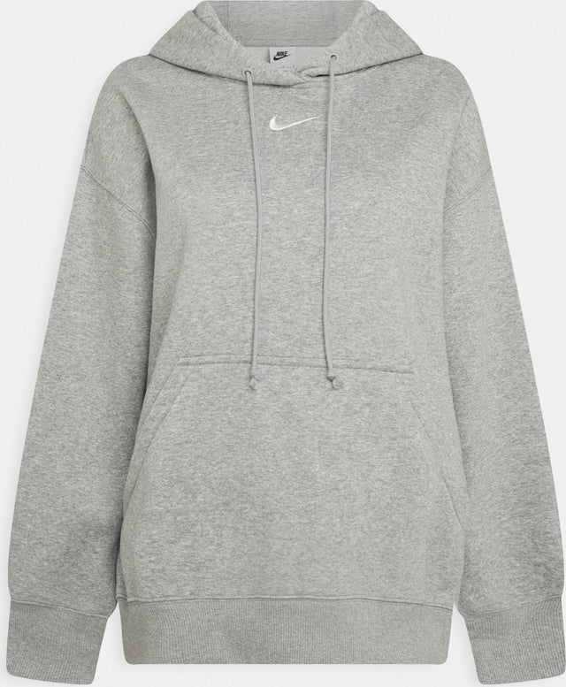Nike W NSW Phnx Flc OS Po Hoodie Damen-Sportpullover – Grau – Größe XS