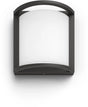 Philips led philips samondra wandlamp - ultra efficient - antraciet - 3,8w