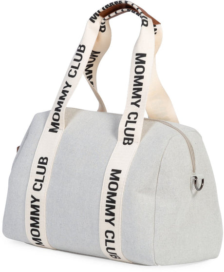 Childhome Mommy Club Kindergartentasche – Wickeltasche – Canvas – Ecru – 38 x 21 x 27 cm – 22 l
