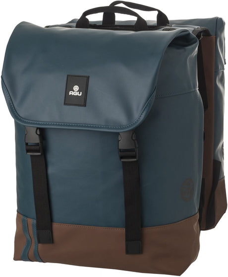 Agu dwr dubbele fietstas urban deep sea green