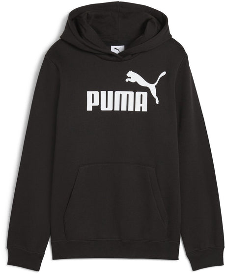 Puma ess Nr. 1 Logo Hoodie FL G Mädchenpullover – Schwarz