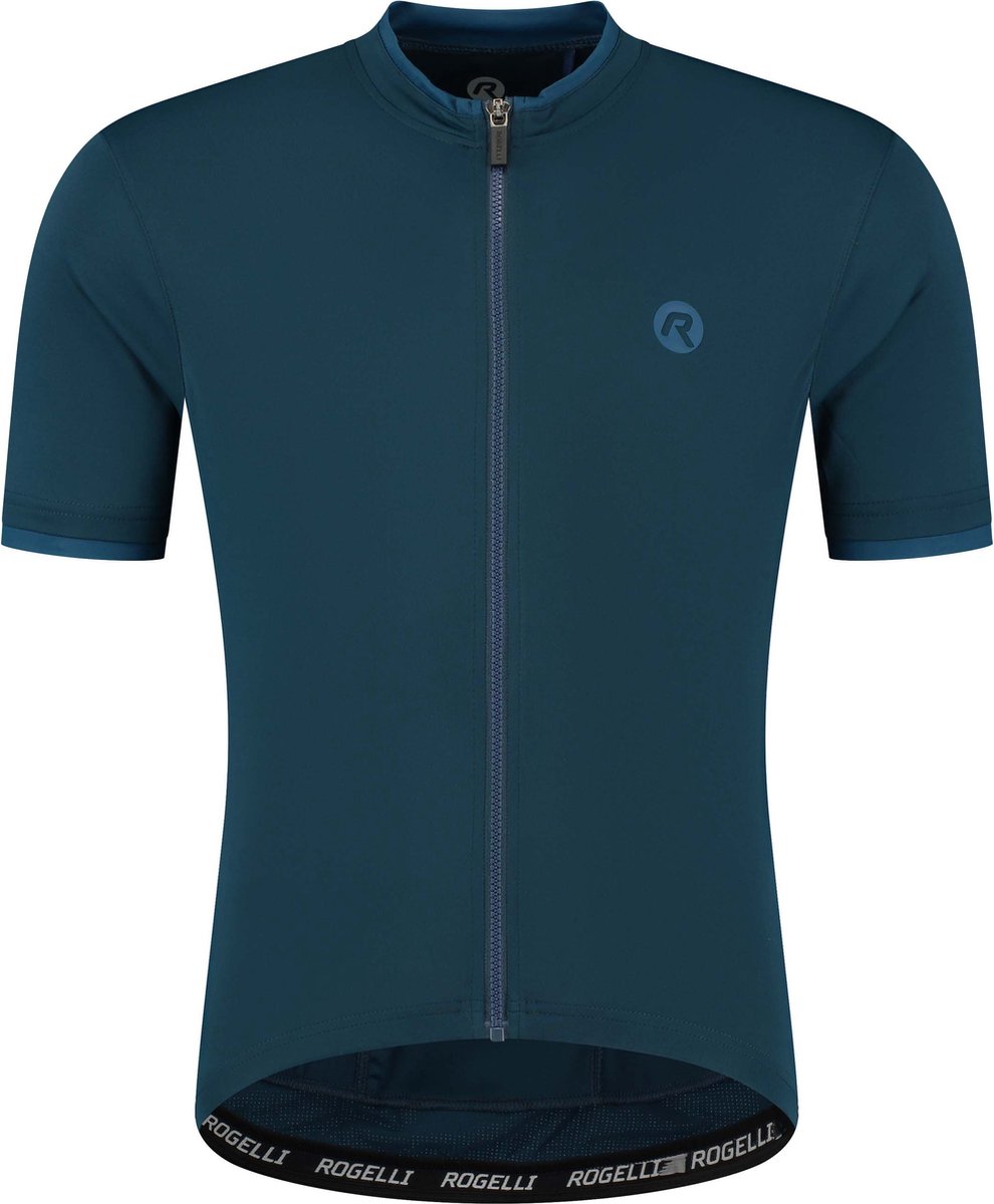 Rogelli essential fietsshirt - korte mouwen - heren - blauw - maat xxl