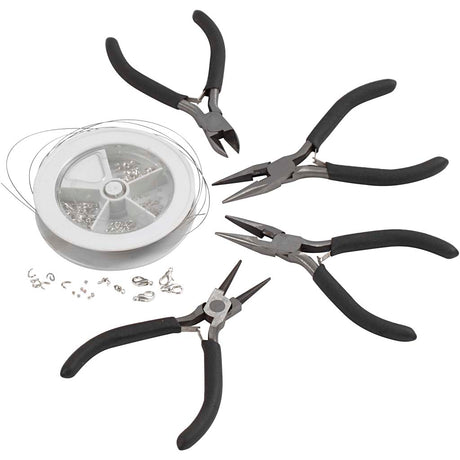 Kreativunternehmen https: www.cchobby.nl Jewelry-making-kit-silvered-1-set